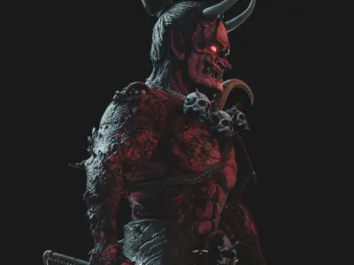 Oni Warrior 3D model