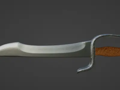 Sword - Butterfly Sword Low-poly 3D model