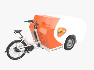 3D Urban Arrow Tender PostNL 3D model
