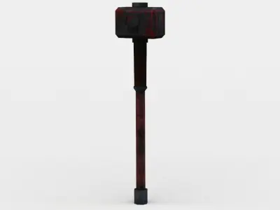 Hammer thor Low-poly 3D model get