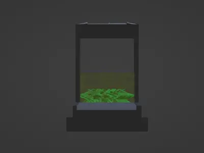 Fish tank 3D model order