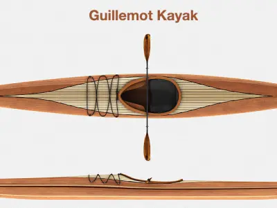 Guillemot kayak 3D model