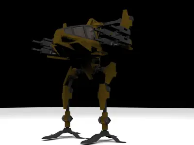 Heavy Combat Bot 3D model