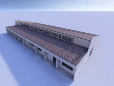 Warehouse-Warehouse Building 3D model order
