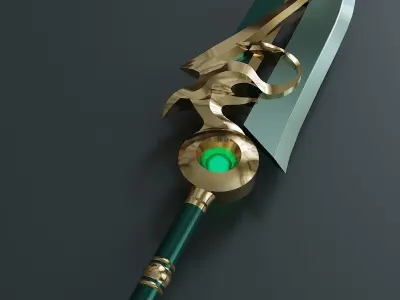 Fantasy weapon set 65 3D model