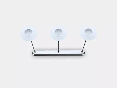 TALLBYN Pendant lamp with 3 lamps 3D model