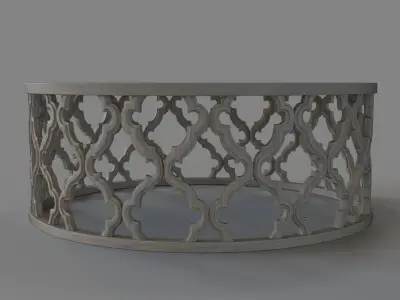 Clover Large Coffee Table 3D model
