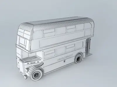 Double decker Free 3D model