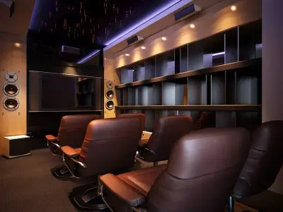 Recreation room 3D model