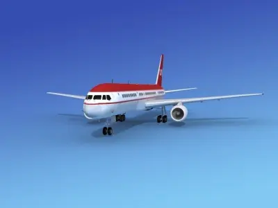 Boeing 757-200 LTE Intl Airways 3D model