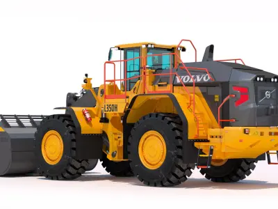 Wheel loader Volvo L350H 3D model