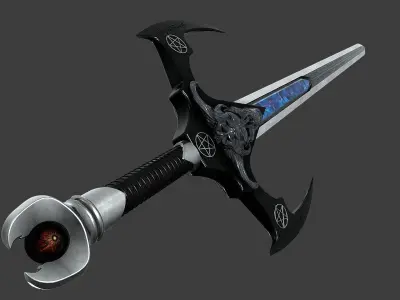 Black Sword 3D model
