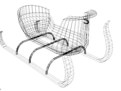 Sled - type 5 3D model