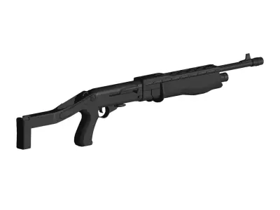 Franchi SPAS-12 shotgun 3D model purchase