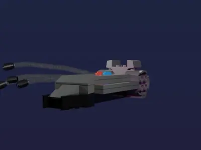 Lego police vessel Free 3D model