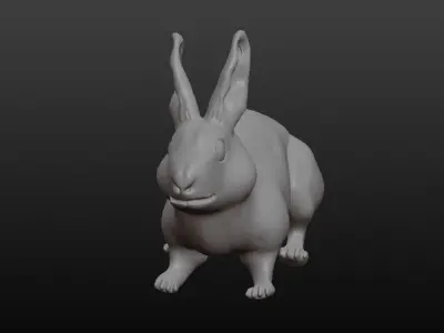 rabbit pig 3D model