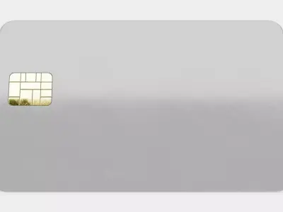 Credit Card V4 - Blank Payment Prop  3D model