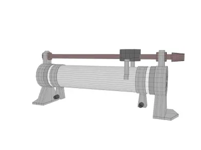 Rheostat air compressor 3D model