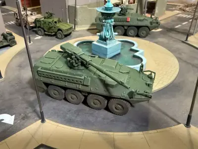 M1128 Stryker MGS 3DPrint STL 3MF Digital Model 3D print model