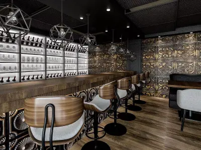 Loft Bar 3D model