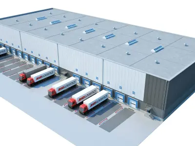 Logistics Center Collection 3D model purchase