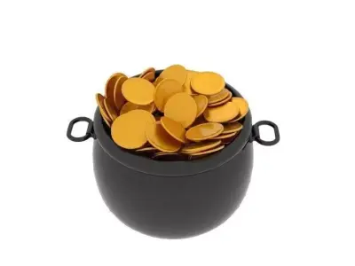 Pot of Gold 3D model purchase
