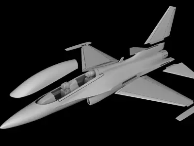 SCALE MODEL T-50 GOLDEN EAGLE SCALE 1-48 STL FILES 3D print model