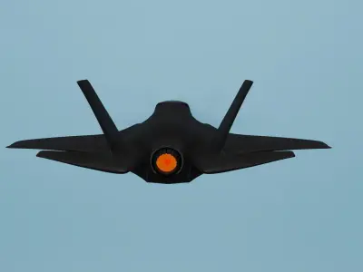 Lockheed Martin F-35 Lightning II Low-poly 3D model
