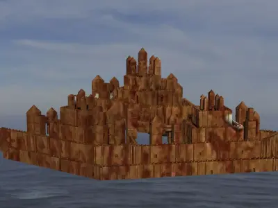 Castle model Toy 3D model