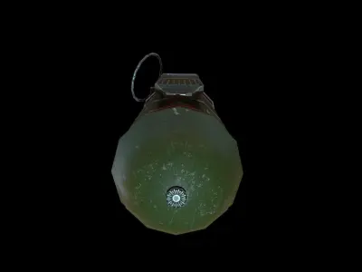 Flash Grenade Low-poly 3D model