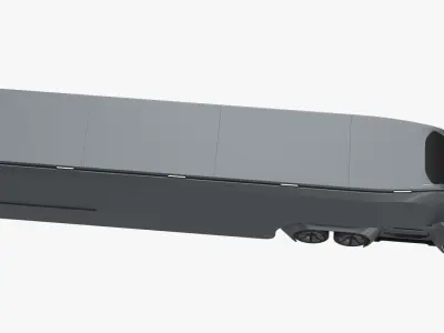 Self-Driving Truck Concept 2 3D model