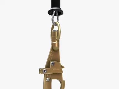Self Retracting Lifeline Low Poly Low-poly 3D model
