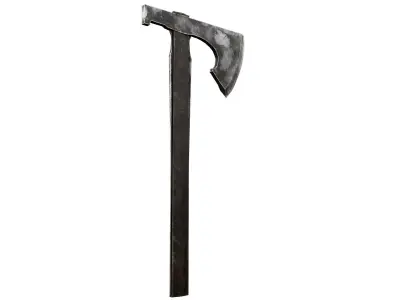 Ax Medieval  Low-poly 3D model