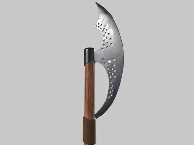 Sparth Axe Low-poly 3D model