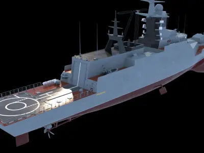STEREGUSHCHY class corvette 20380 3D model
