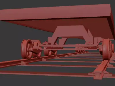 Train Wheels 3D model purchase