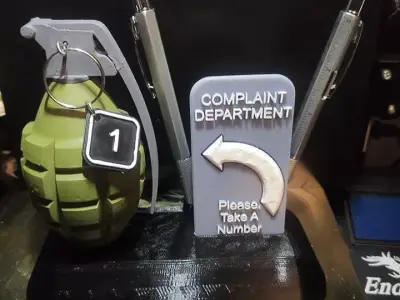  Complaint Department Grenade 3D print model