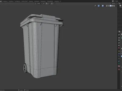 Recycle Bin 3D model buy