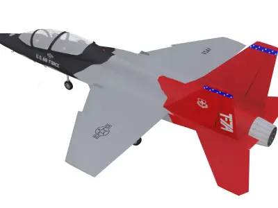 Boeing-Saab T-7A Red Hawk Low-poly 3D model