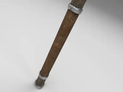 Medieval mace 1 Low-poly 3D model