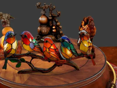 Chinese gourd  3D model purchase
