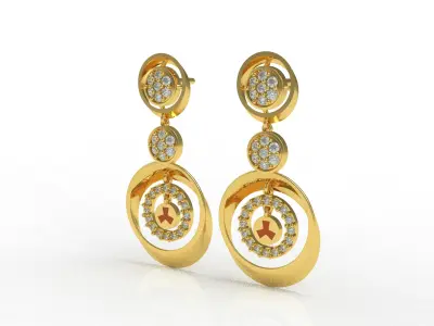 Diamond Pendant Set 30 3D print model