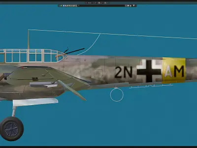 Me-110 Free 3D model