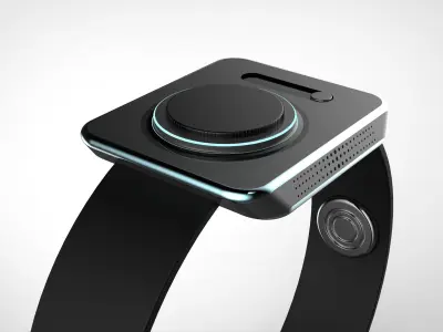 Smart bracelet for the blind 3D model