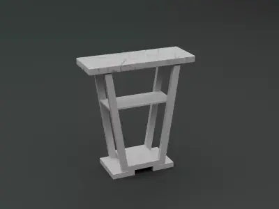 Coffee Table Low-poly 3D model purchase