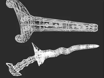 Kalis Sword 3D model