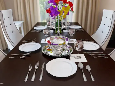 Silverware Set 3D model