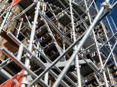 Modular scaffold staging platform 3d model kit for construction 3D model
