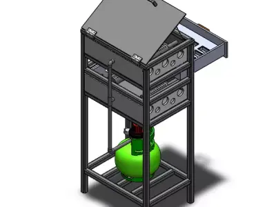 Toaster Cake Balok 3D model