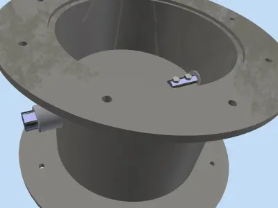 THE BUTTERFLY VALVE 3D model